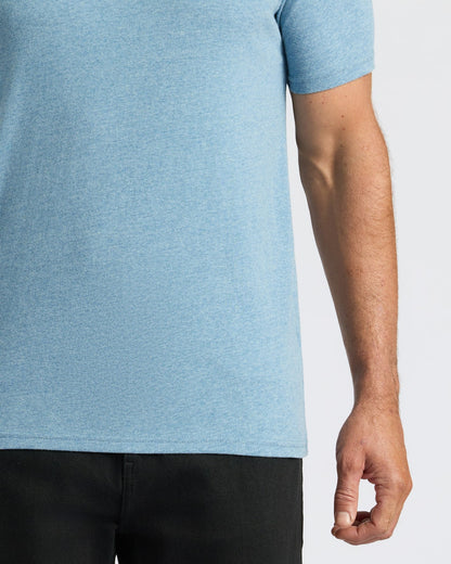Heather Indigo Classic Crew Neck